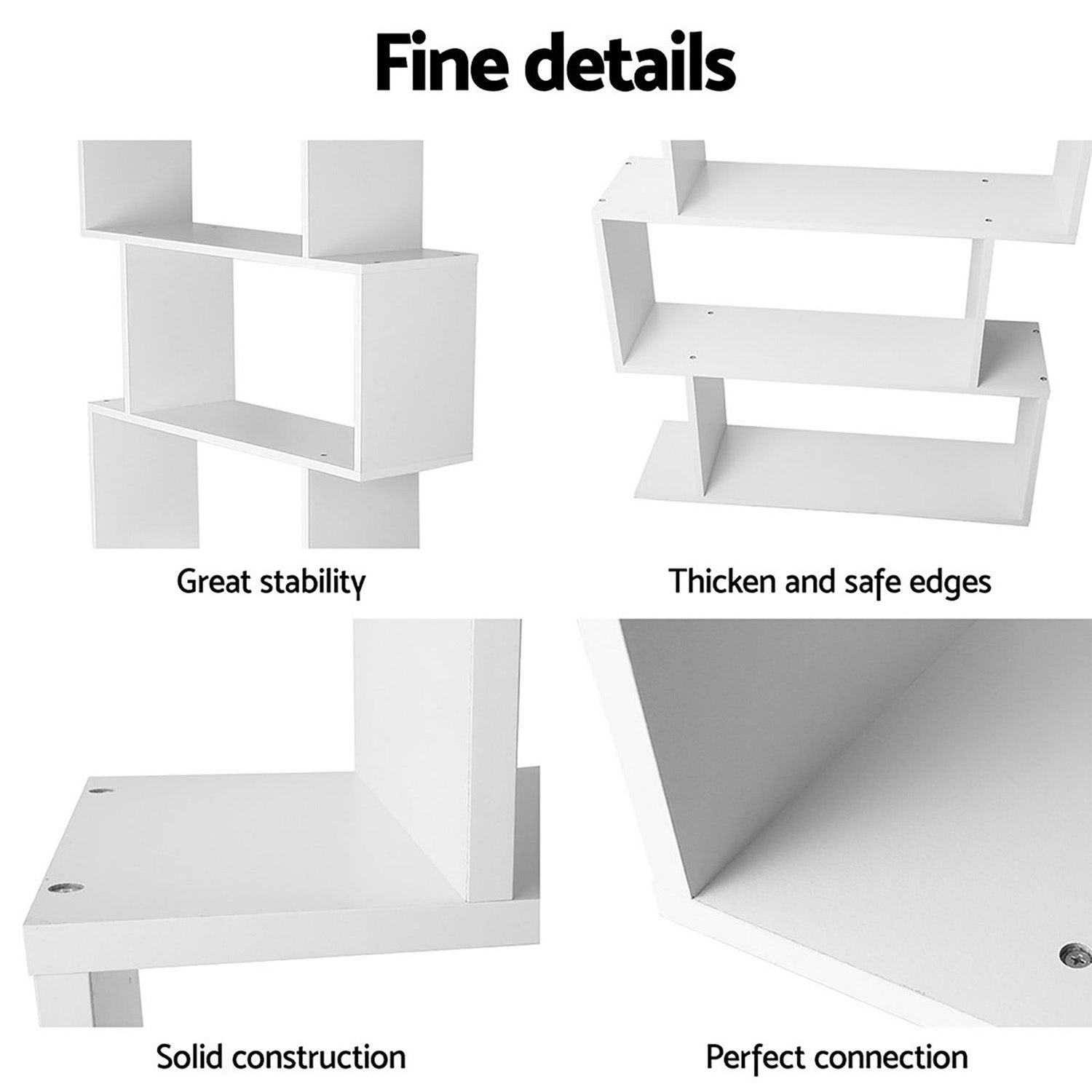 Artiss Bed Frame King Single and Bookshelf Awezingly