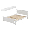 Artiss Bed Frame Queen Size Wooden Platform with 2 Storage Drawers White RIO