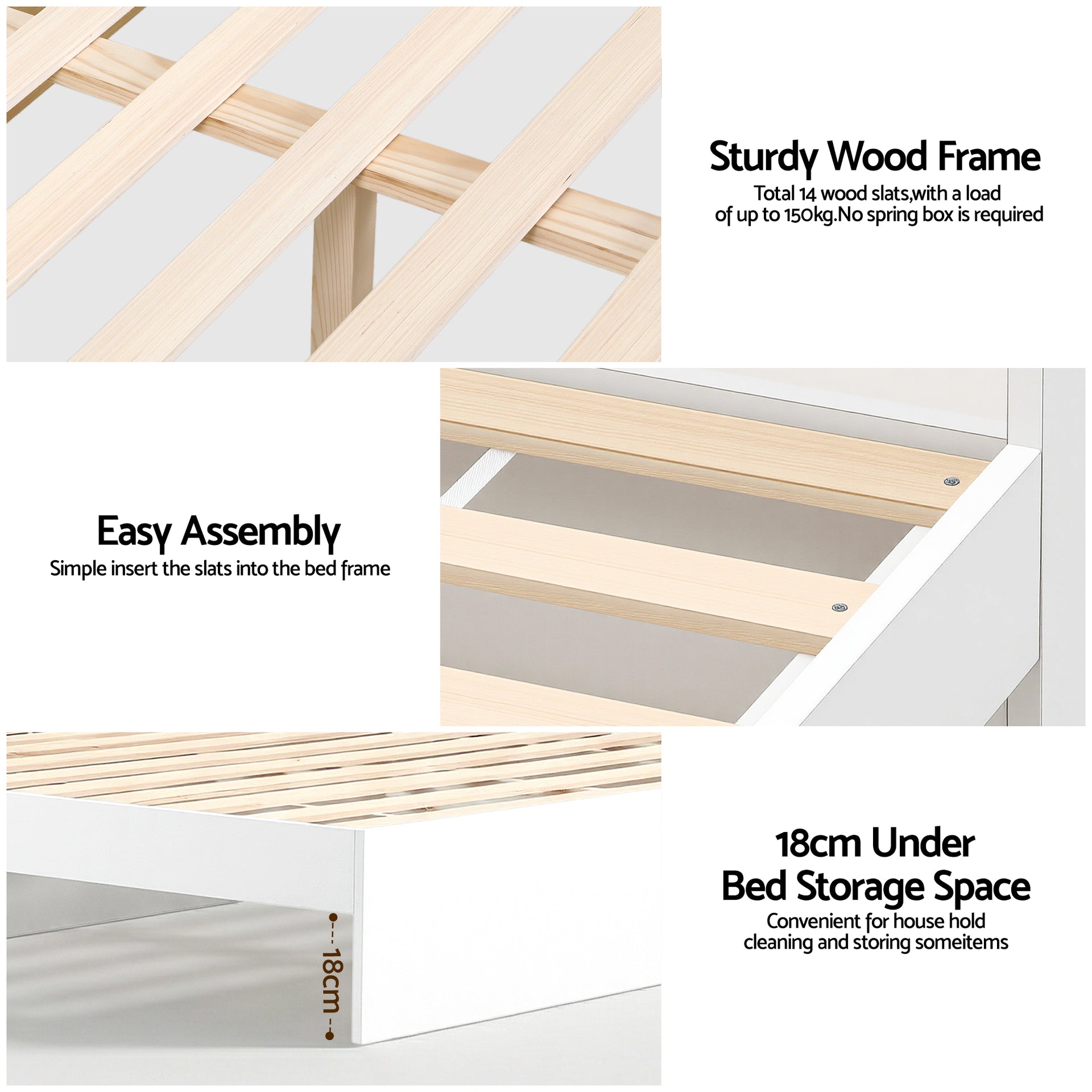 Artiss Bed Frame Single Size with Charging Ports and 2 Drawers AURA Awezingly