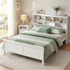 Artiss Queen Bed Frame with Storage Headboard and Footboard Wooden Bed Base White