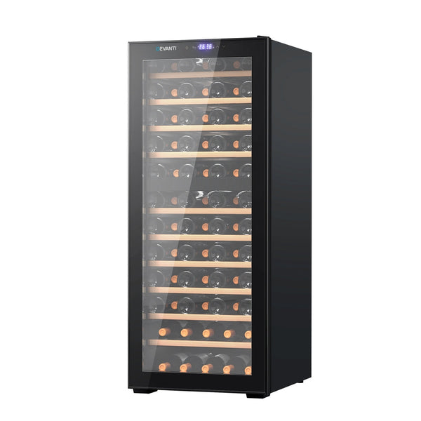 Devanti Wine Cooler Fridge Compressor Dual Zone 80 Bottles Does not apply