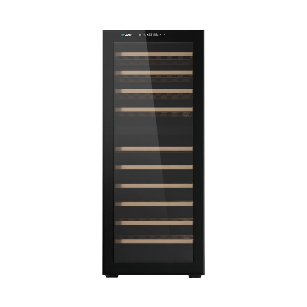 Devanti Wine Cooler Fridge Compressor Dual Zone 80 Bottles Does not apply