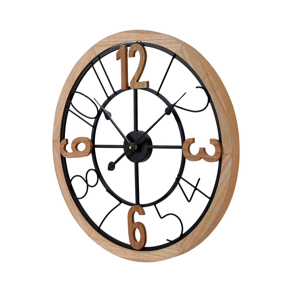 Artiss 60CM Wall Clock Wooden Artiss