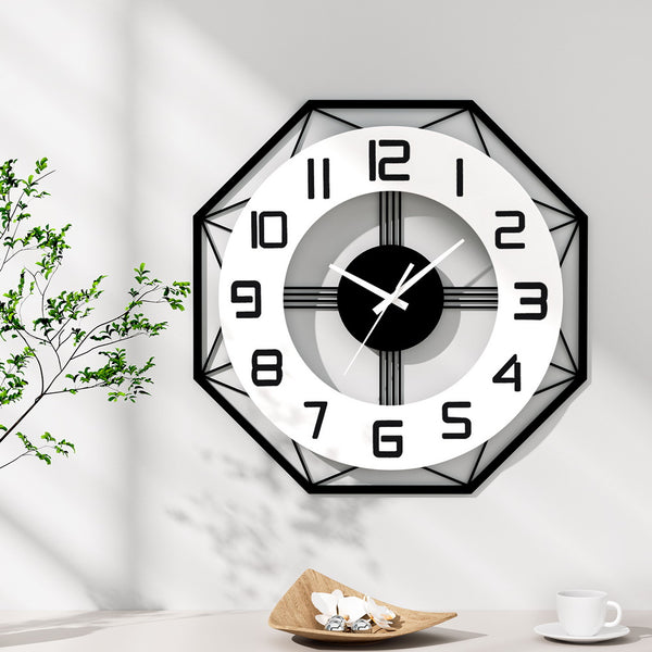 Artiss 60CM Wall Clock Octagon Artiss