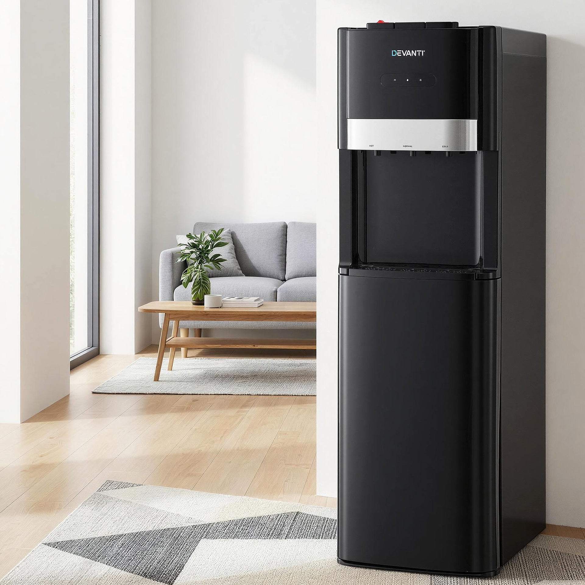 Devanti 3 Taps Water Cooler Dispenser Bottom Loading Dispenser Chiller Filter Purifier Awezingly