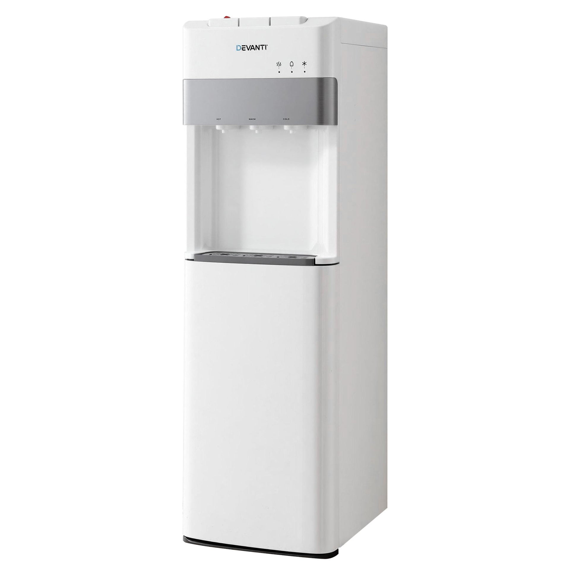 Devanti 3 Taps Water Cooler Dispenser Bottom Loading Dispenser Chiller Filter Purifier Awezingly