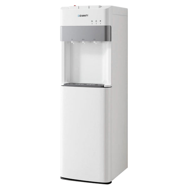 Devanti 3 Taps Water Cooler Dispenser Bottom Loading Dispenser Chiller Filter Purifier Awezingly