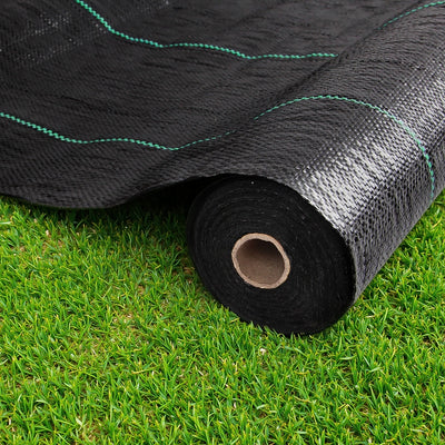 Instahut 2x50m Weed Mat 110GSM Weed Control Mat Plant