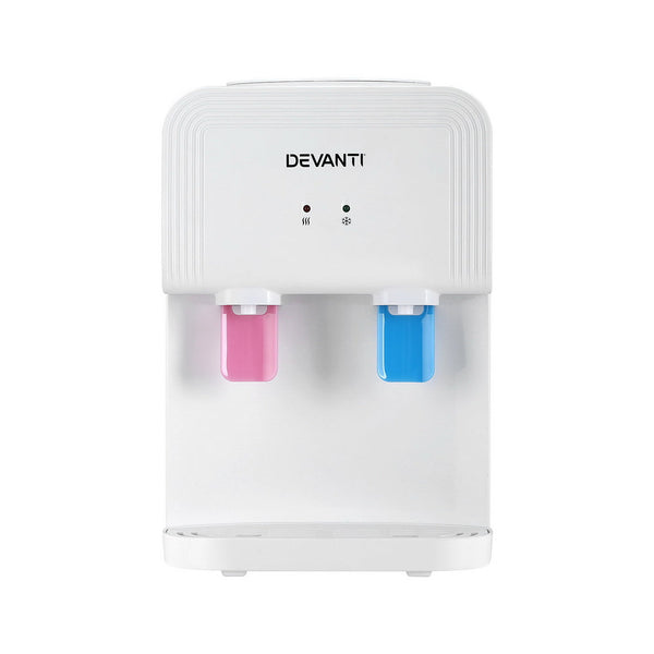 Devanti Water Cooler Dispenser Bench Top White Devanti