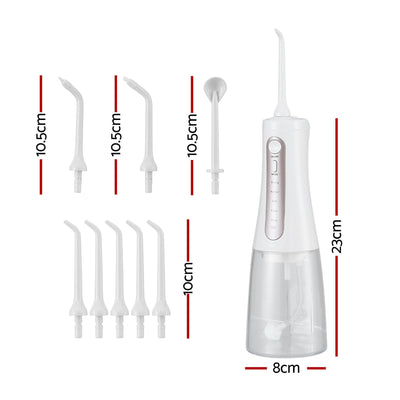 Devanti Cordless Water Flosser Dental Oral Irrigator White