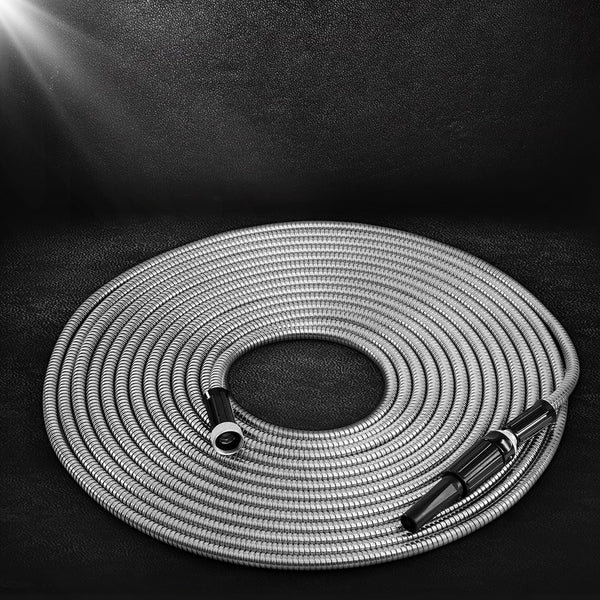 Giantz Water Hose Stainless Steel 30M with Spray Nozzle Giantz