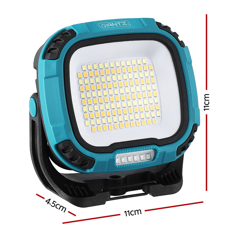 Giantz Work Light Torch Rechargeable USB Cordless Magnetic LED Lamp Charging Giantz