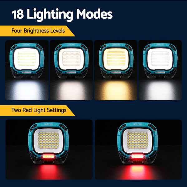 Giantz Work Light Torch Rechargeable USB Cordless Magnetic LED Lamp Charging Giantz