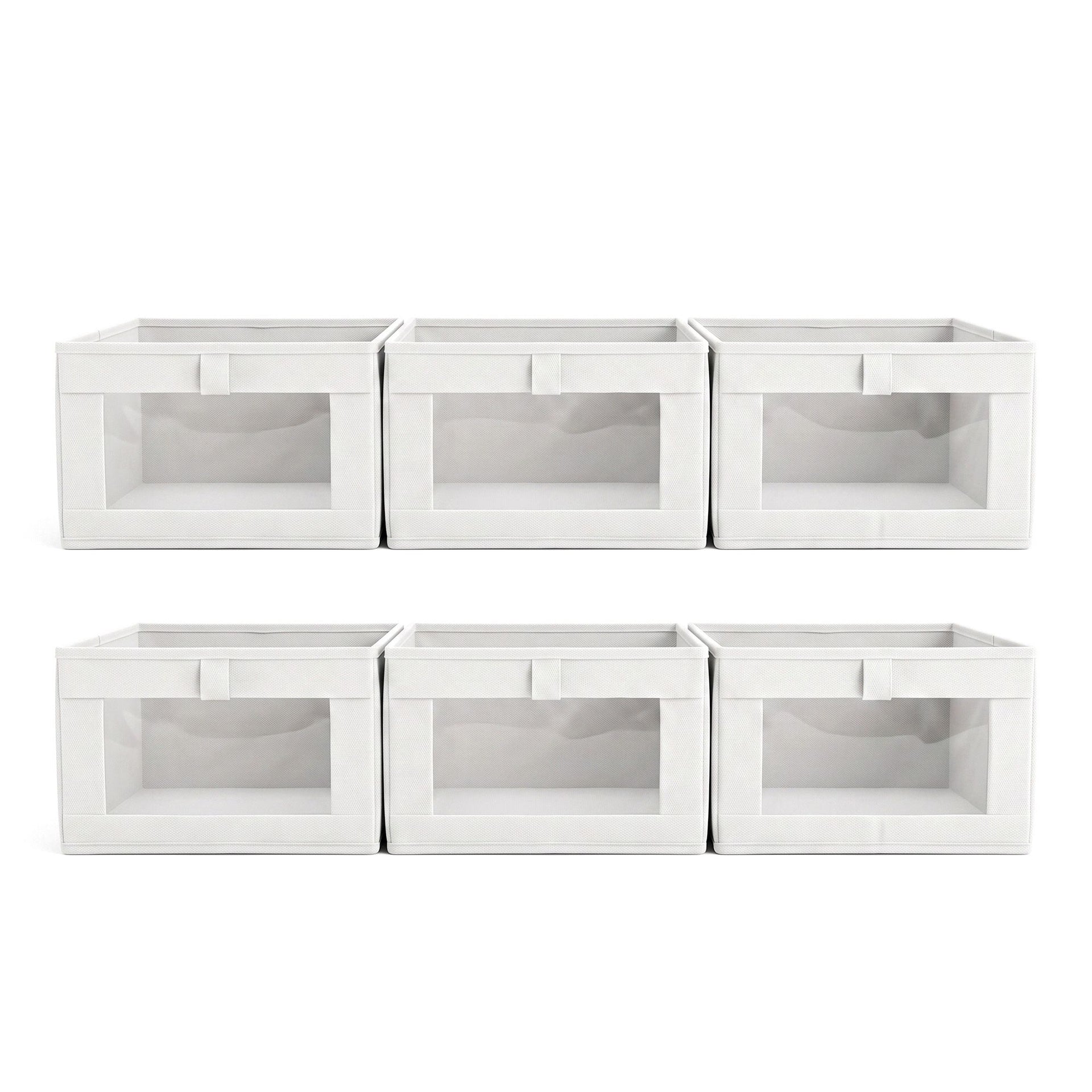 Artiss 6 Pack Linen Closet Organizers and Storage Foldable Clothing Bins Awezingly