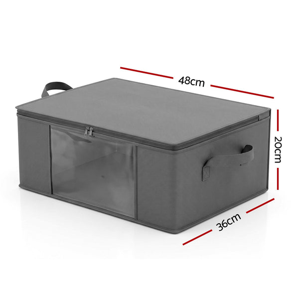 Artiss 6 Packs Clothes Storage Bags 35L Foldable Closet Organizer Storage Bins Awezingly