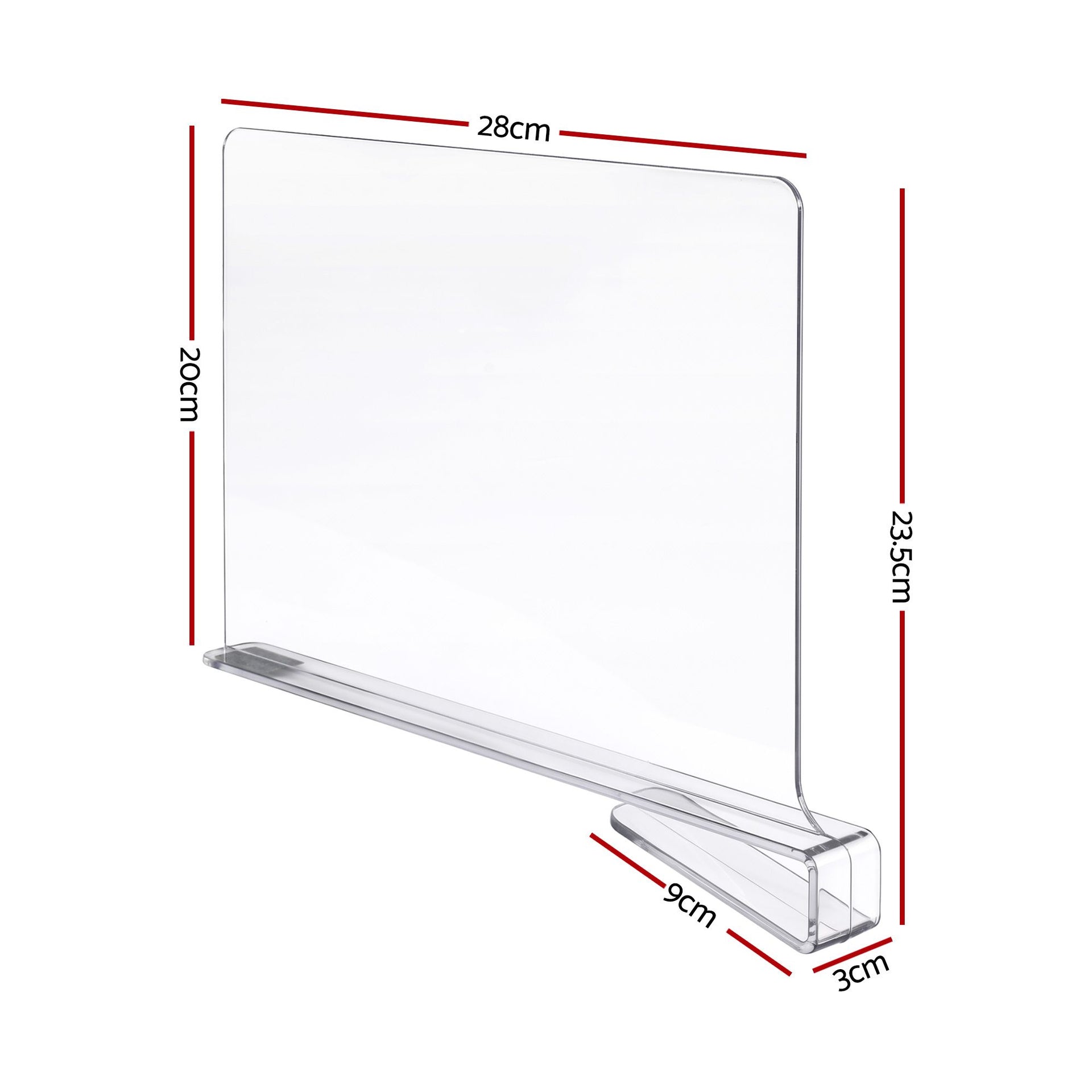 Artiss 6 Pack Closet Organizers and Storage Clear Shelf Dividers Artiss