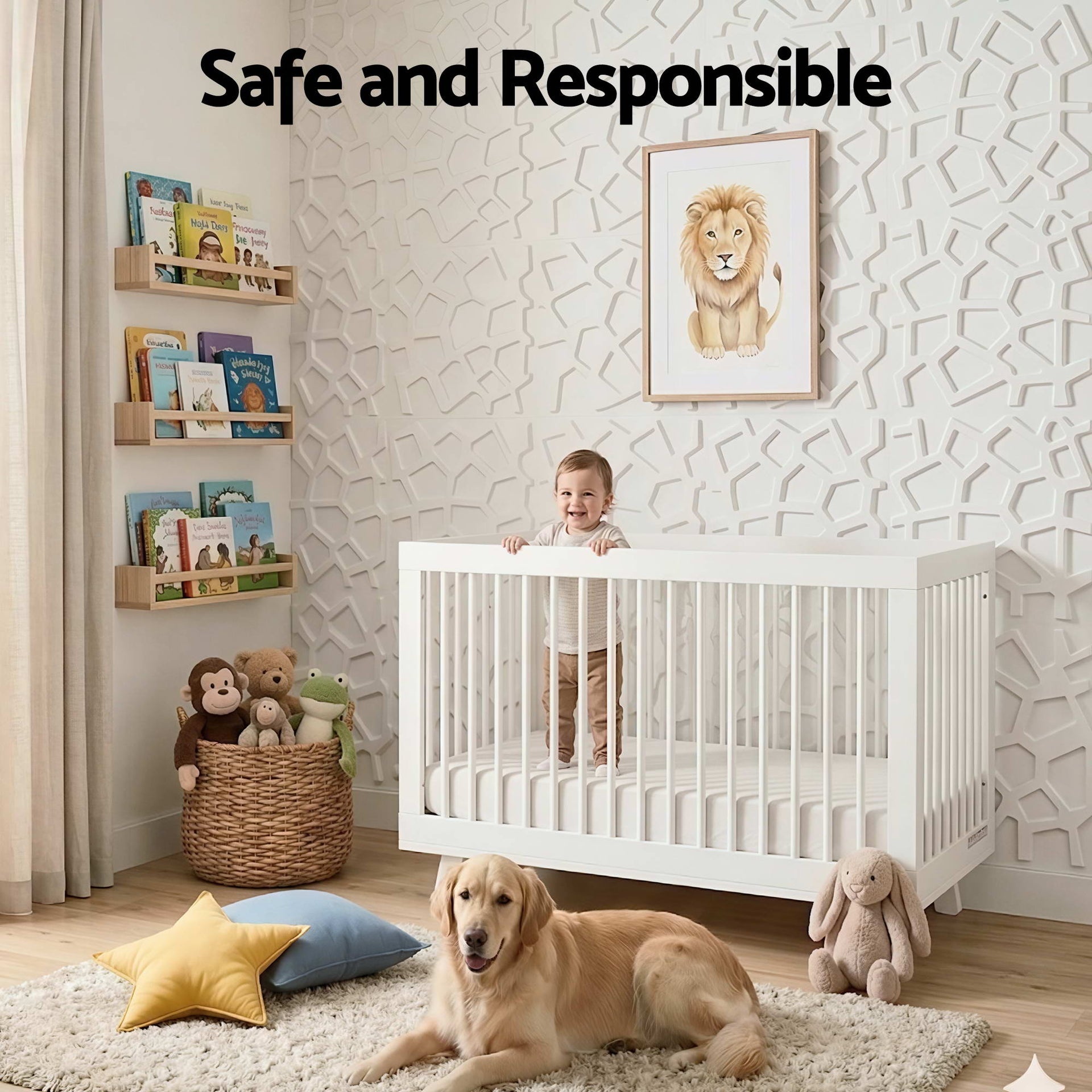 Artiss 3D Wall Panels PVC Decorative Panels 50x50cm Set of 15 Feature Wall Poly Awezingly