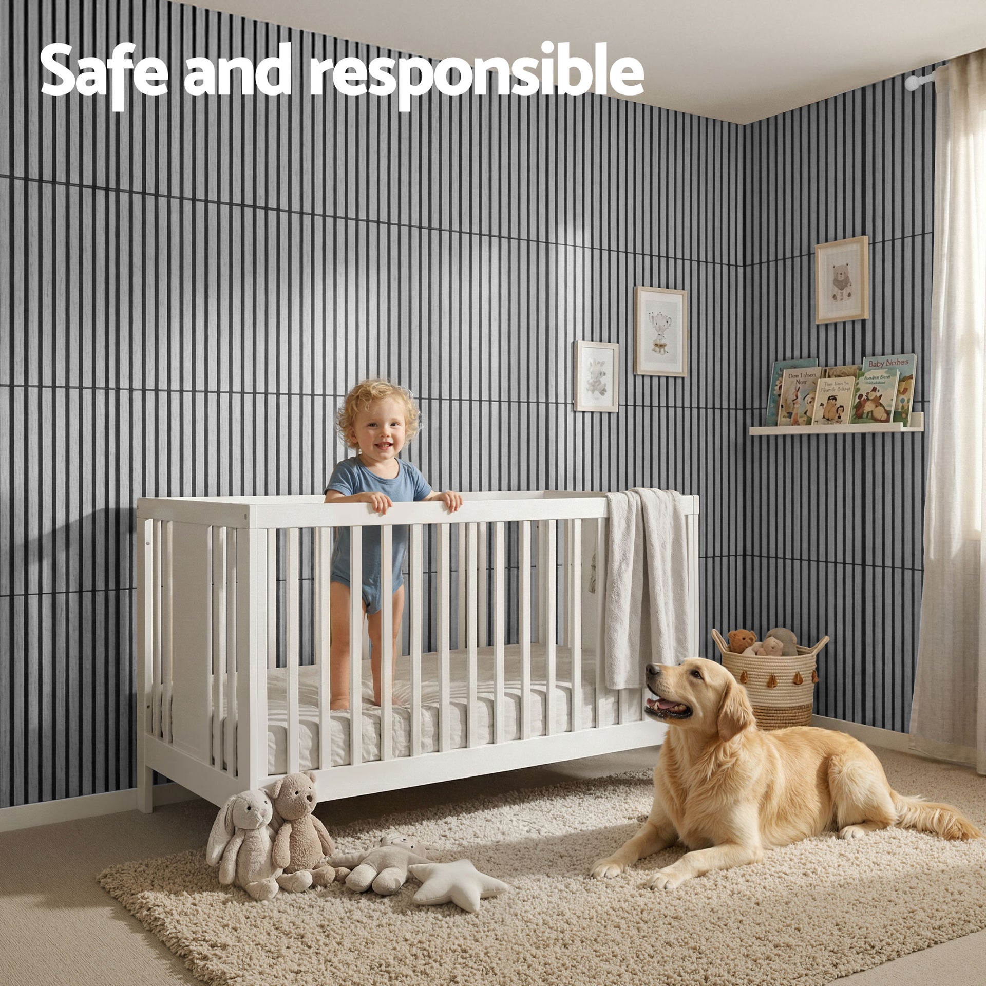 Artiss 10PCS Peel and Stick Wall Panels Tiles 68X68CM Self Adhesive for Home Office Studio Grey Awezingly