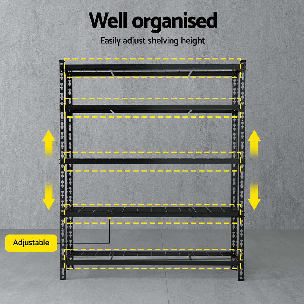 1.8MX1.2M Giantz Garage Shelving Warehouse Rack Awezingly