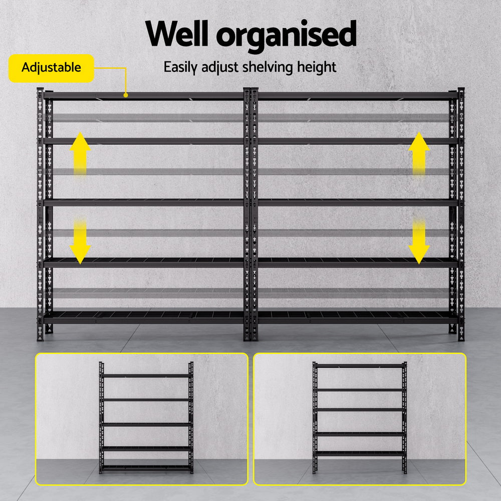 1.8MX2.4M Giantz Garage Shelving Warehouse Rack Awezingly