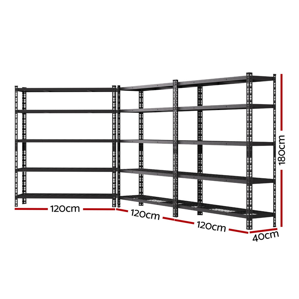 3 x 1.8M Giantz Garage Shelving Warehouse Rack Awezingly