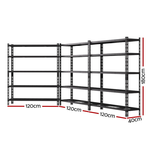 3 x 1.8M Giantz Garage Shelving Warehouse Rack Awezingly