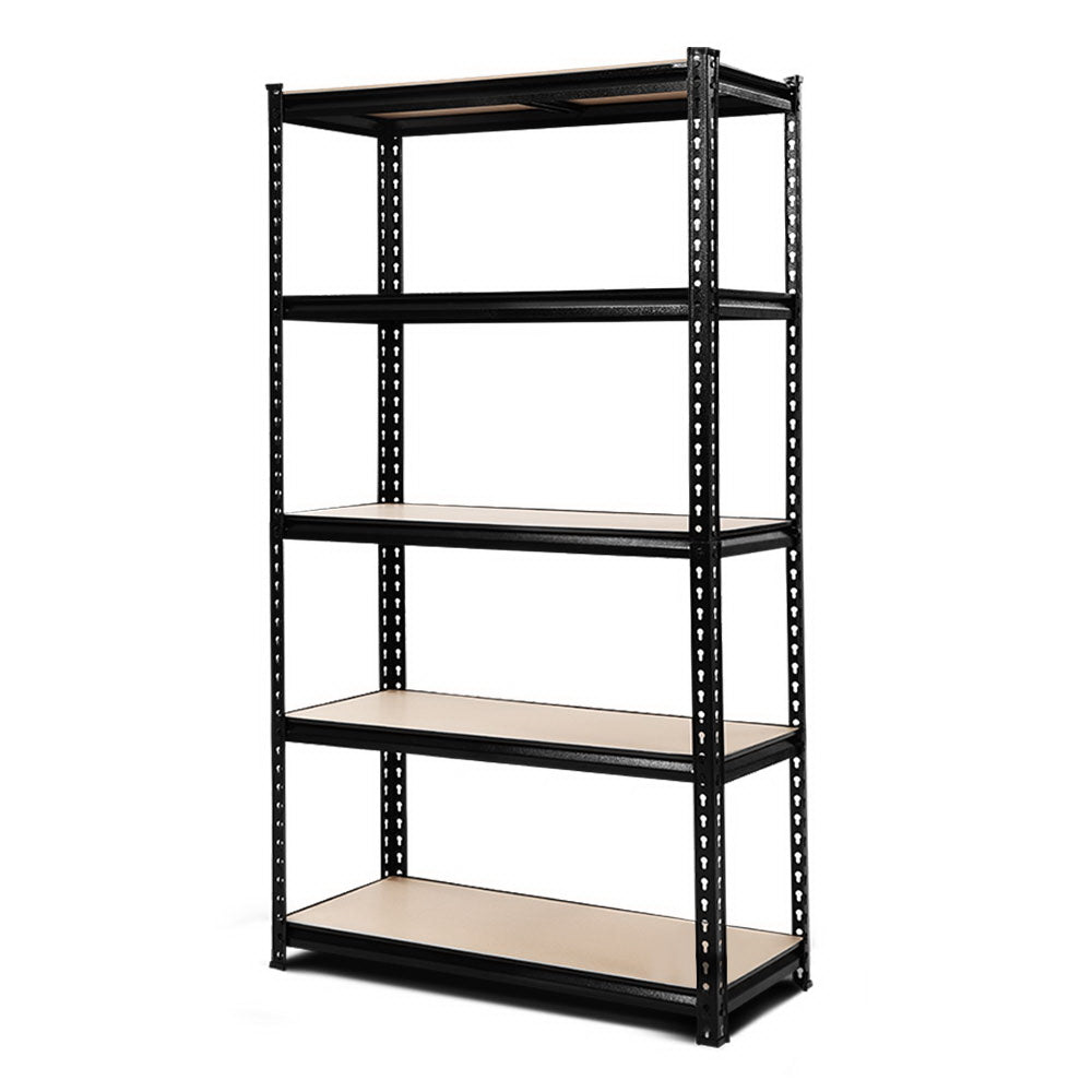Giantz 1.8M Garage Shelving Warehouse Rack Pallet Racking Storage Shelve Black Giantz