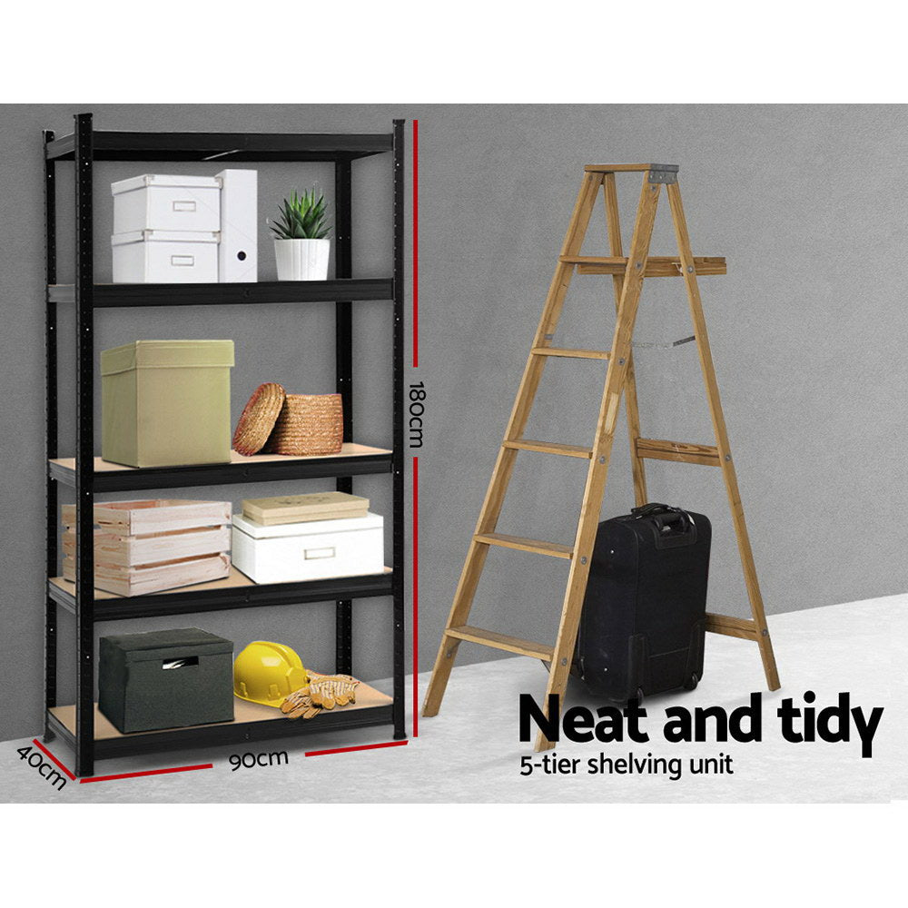 Giantz 1.8M Warehouse Racking Rack Shelving Garage Storage Steel Metal Shelves Giantz