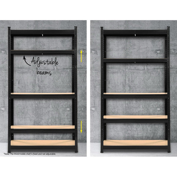 Giantz 1.8M Warehouse Racking Rack Shelving Garage Storage Steel Metal Shelves Giantz