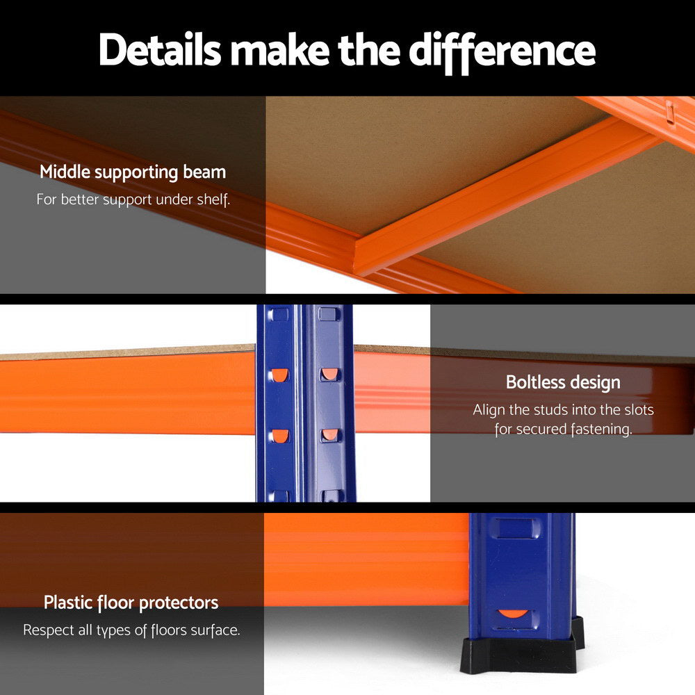 1.8M Giantz Garage Shelving Warehouse Rack Awezingly