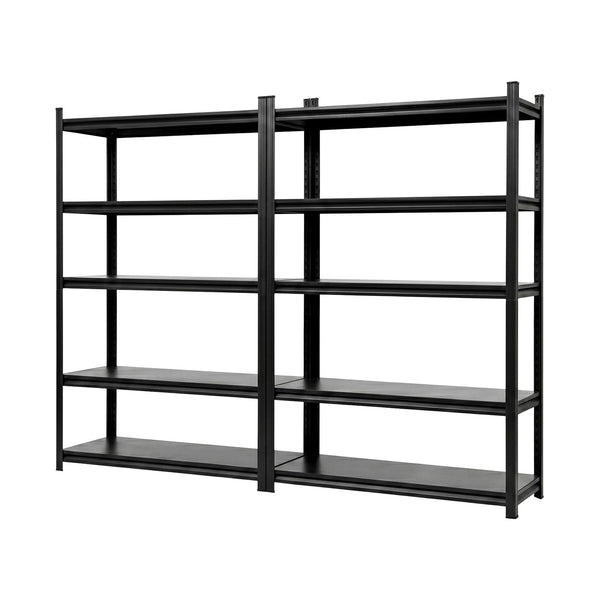 Giantz Garage Shelving 2.4X1.8m Warehouse Rack Storage Shelves Workshop Racks Steel Awezingly