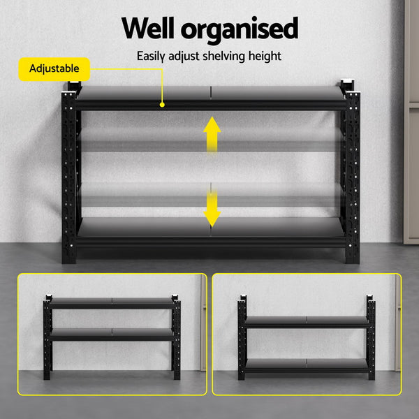 Giantz 1.5Mx0.9M Warehouse Shelving Garage Rack Awezingly