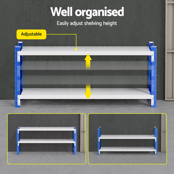 Giantz 2Mx0.9M Warehouse Shelving Garage Rack Awezingly
