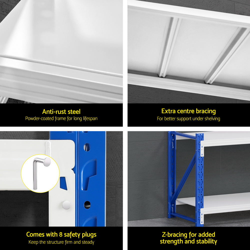 Giantz 2Mx0.9M Warehouse Shelving Garage Rack Awezingly