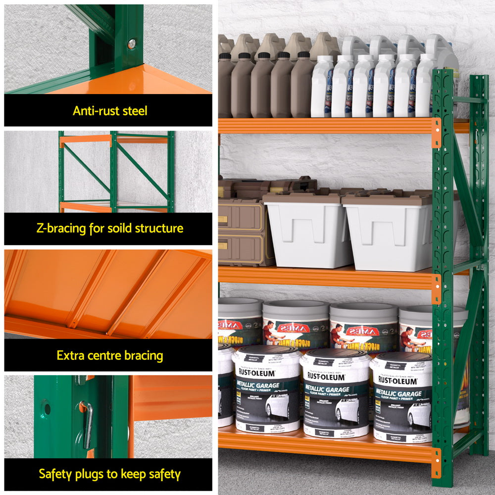 Giantz 1.2Mx1.5M Garage Shelving Warehouse Rack Awezingly