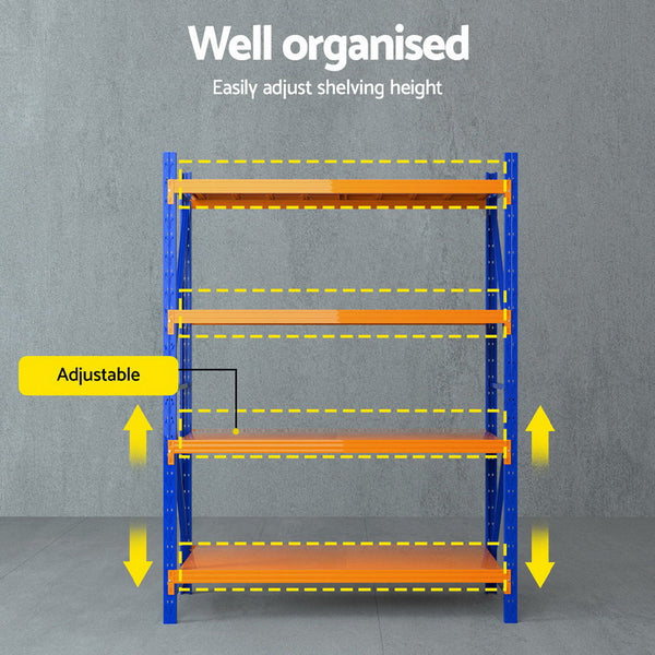 Giantz 2Mx1.5M Warehouse Shelving Garage Rack Giantz
