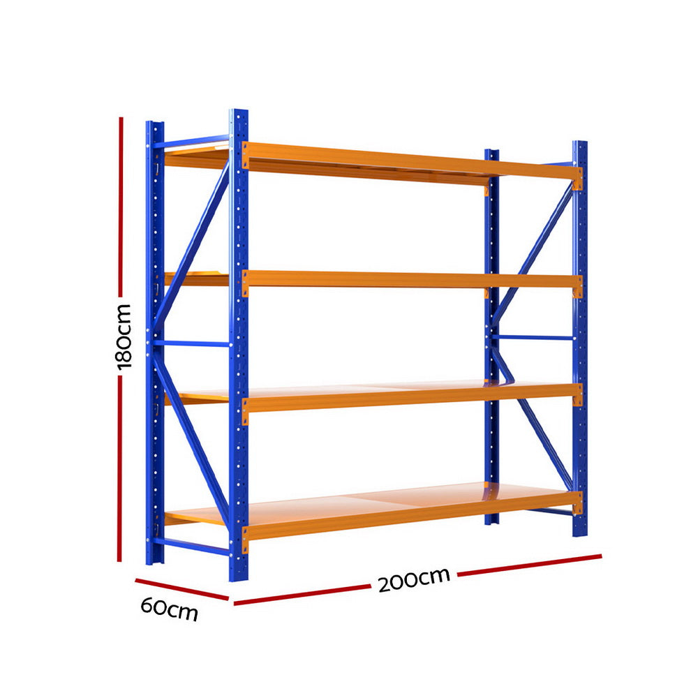 Giantz 2Mx1.8M Warehouse Shelving Garage Rack Giantz