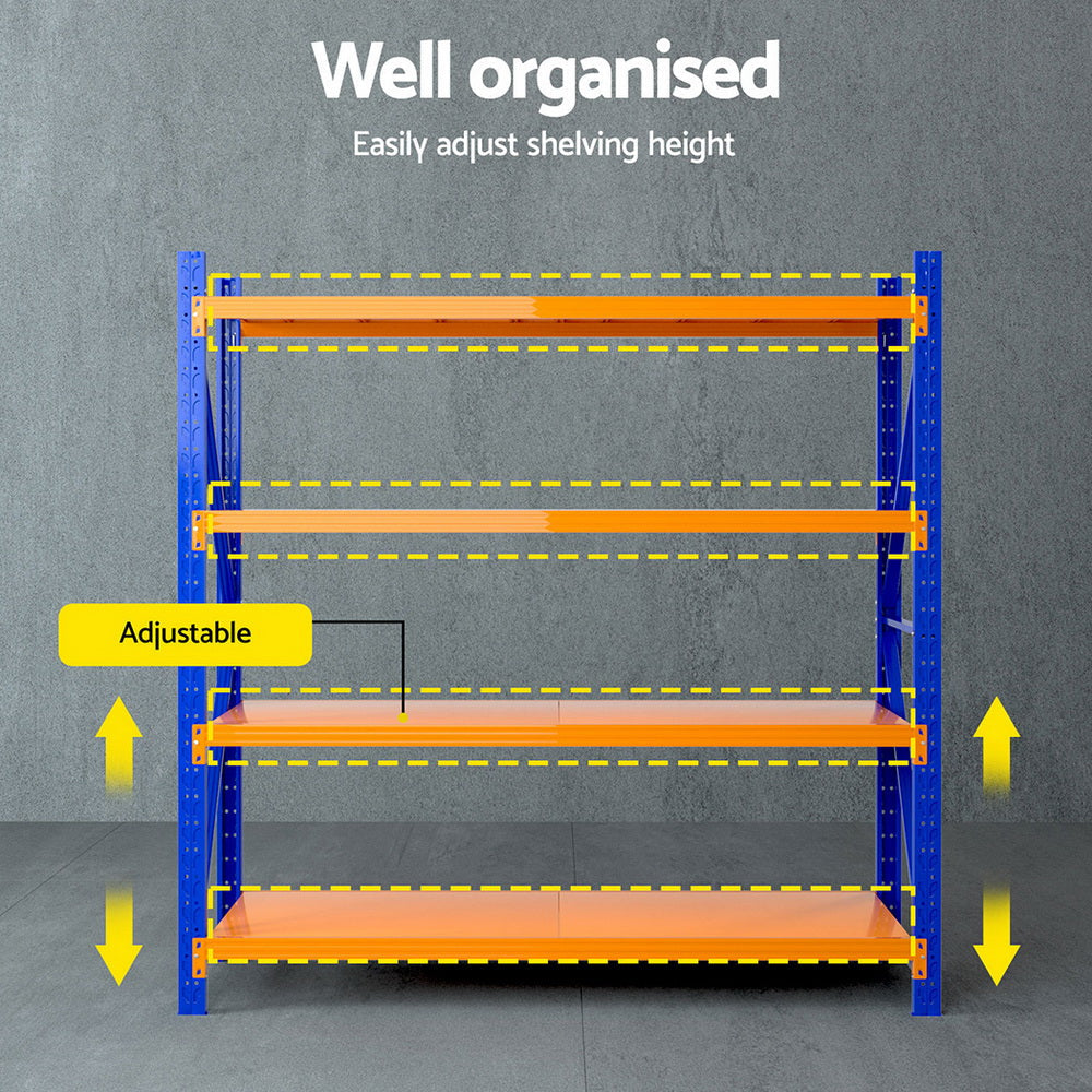 Giantz 2Mx1.8M Warehouse Shelving Garage Rack Giantz
