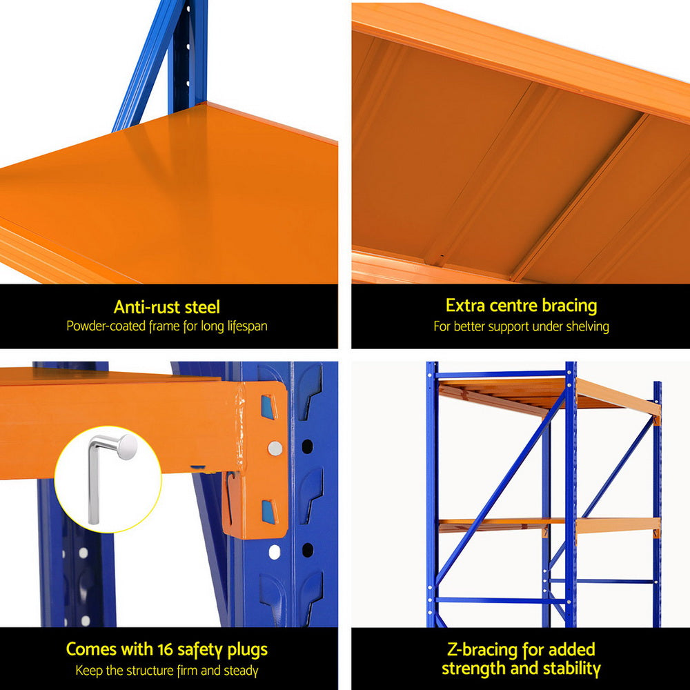 Giantz 2Mx1.8M Warehouse Shelving Garage Rack Giantz