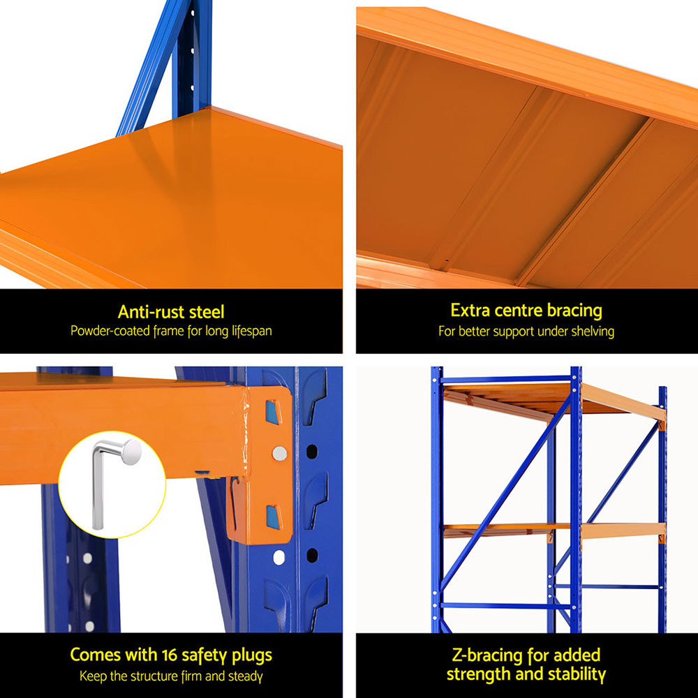 Giantz 4Mx1.8M Warehouse Shelving Garage Rack Giantz