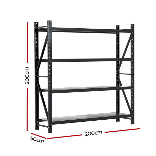 Giantz 2Mx2M Warehouse Shelving Garage Rack Giantz