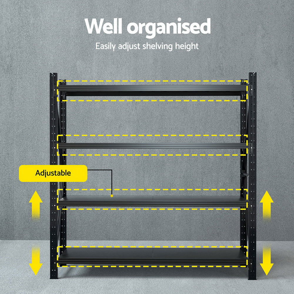 Giantz 2Mx2M Warehouse Shelving Garage Rack Giantz