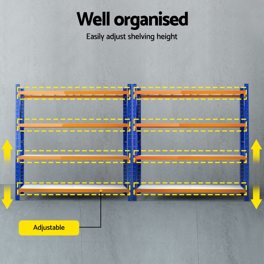 Giantz 4Mx2M Garage Shelving Warehouse Rack Giantz