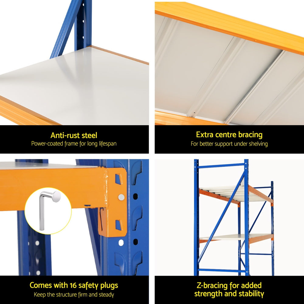 Giantz 4Mx2M Garage Shelving Warehouse Rack Giantz