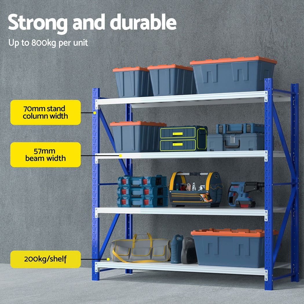 Giantz 2Mx2M Warehouse Shelving Garage Rack Giantz
