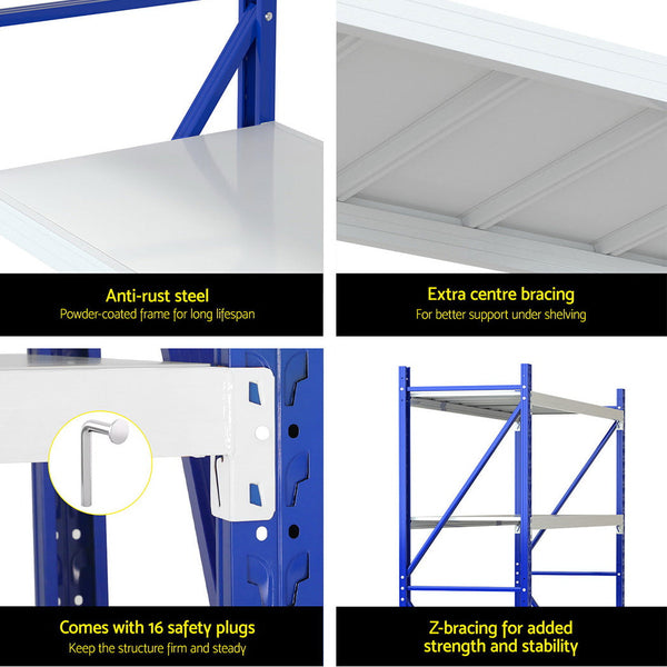 Giantz 2Mx2M Warehouse Shelving Garage Rack Giantz