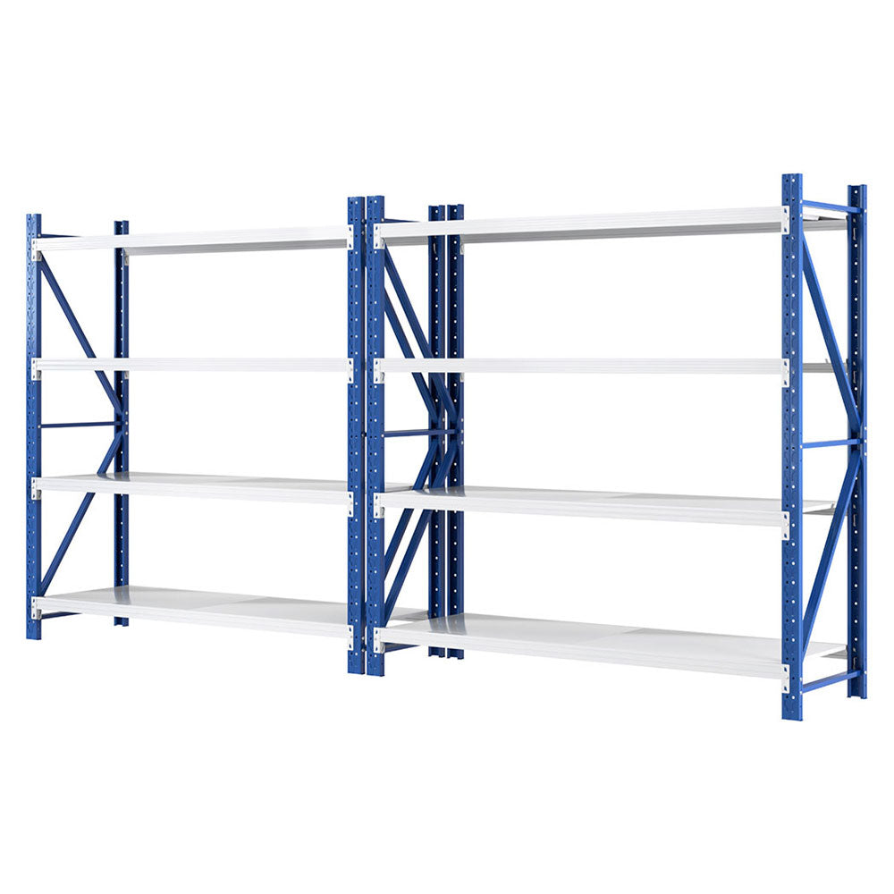 Giantz 4Mx2M Garage Shelving Warehouse Rack Blue Giantz