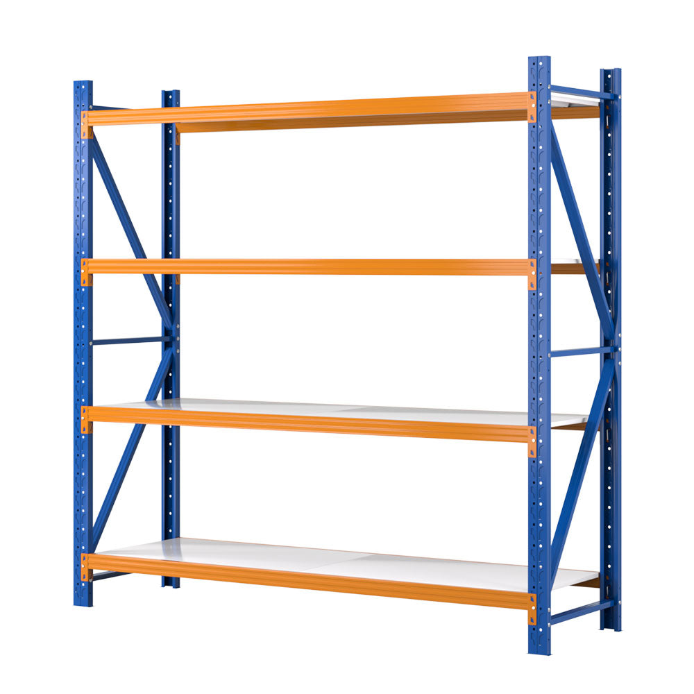 Giantz 2Mx2M Garage Shelving Warehouse Rack Pallet Racking Storage Shelf Blue Giantz