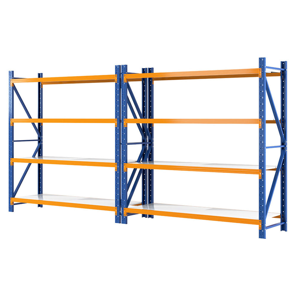 Giantz 4Mx2M Garage Shelving Warehouse Rack Orange Giantz