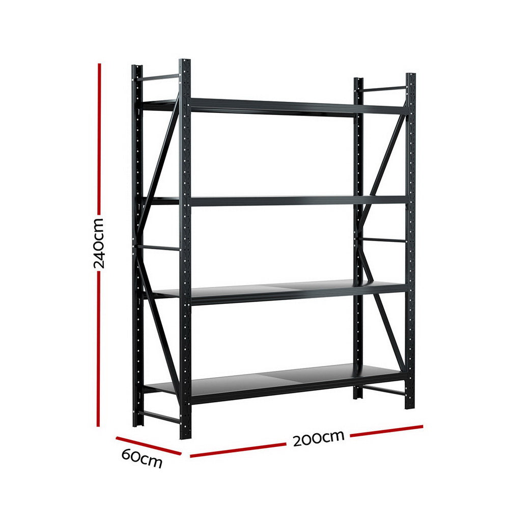 Giantz 2.4Mx2M Warehouse Shelving Garage Rack Giantz